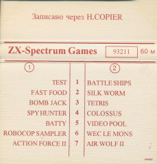 ZX-Spectrum Games 93211