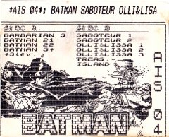 Batman Saboteur Olli&Lisa