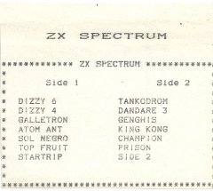 ID 1 - кассеты с играми для ZX Spectrum