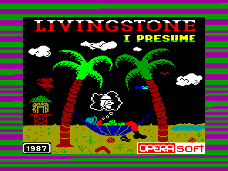 LIVINGSTONE 1 — ZX SPECTRUM GAME ИГРА