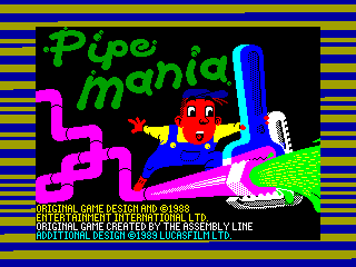 Pipe Mania — ZX SPECTRUM GAME ИГРА