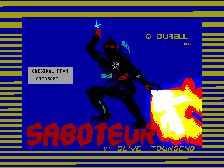 SABOTEUR 1 — ZX SPECTRUM GAME ИГРА