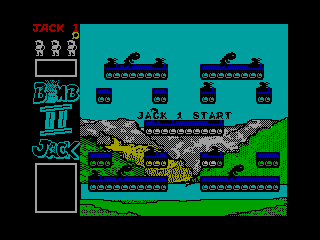 Bomb Jack II — ZX SPECTRUM GAME ИГРА