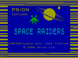 Space Raiders — ZX SPECTRUM GAME ИГРА