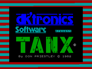 TANX — ZX SPECTRUM GAME ИГРА