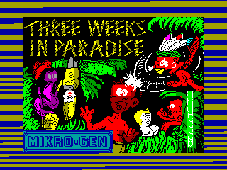 THREE WEEKS IN PARADISE — ZX SPECTRUM GAME ИГРА