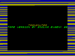 Transmuter — ZX SPECTRUM GAME ИГРА