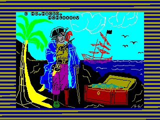 TREASURE ISLAND — ZX SPECTRUM GAME ИГРА