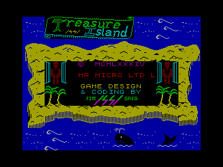 TREASURE ISLAND — ZX SPECTRUM GAME ИГРА