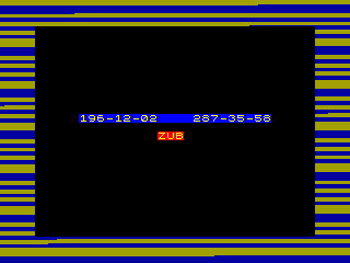 Zub — ZX SPECTRUM GAME ИГРА