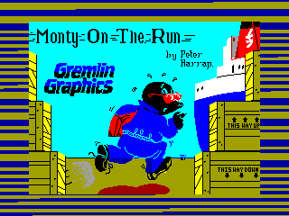 MONTY ON THE RUN — ZX SPECTRUM GAME ИГРА