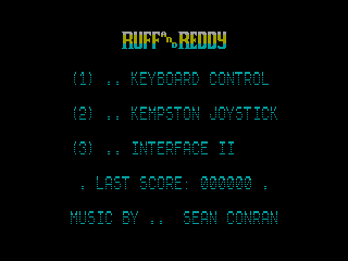 RUFF AND REDDY — ZX SPECTRUM GAME ИГРА