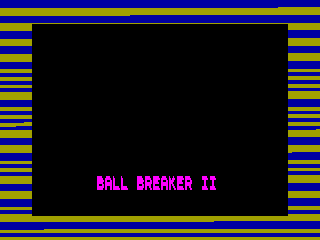 Ball Breaker — ZX SPECTRUM GAME ИГРА