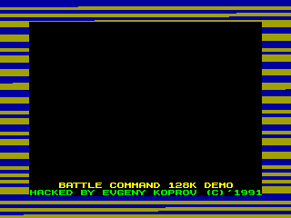 Battle Command — ZX SPECTRUM GAME ИГРА