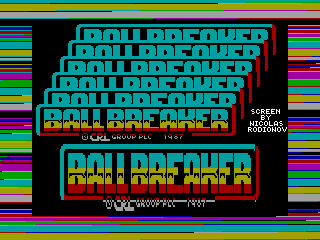 Ball Breaker — ZX SPECTRUM GAME ИГРА