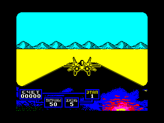 F-16 Fighting Falcon — ZX SPECTRUM GAME ИГРА