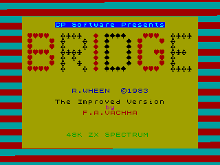 BRIDGE — ZX SPECTRUM GAME ИГРА