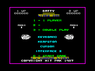 BATTY — ZX SPECTRUM GAME ИГРА