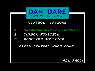 DAN DARE 1 — ZX SPECTRUM GAME ИГРА