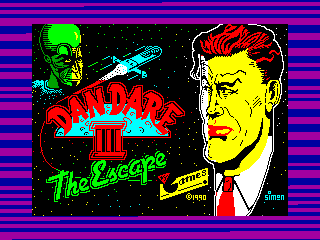 Dan Dare III: The Escape — ZX SPECTRUM GAME ИГРА