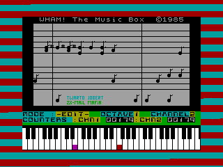 Wham! The Music Box — ZX SPECTRUM GAME ИГРА