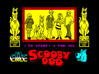 SCOOBY DOO CASTLE — ZX SPECTRUM GAME ИГРА