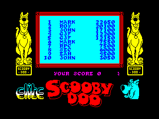 SCOOBY DOO CASTLE — ZX SPECTRUM GAME ИГРА