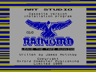 ART STUDIO — ZX SPECTRUM GAME ИГРА