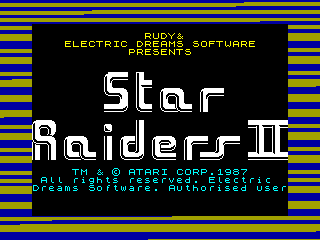 Star Raiders II — ZX SPECTRUM GAME ИГРА