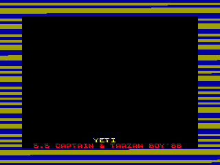 Yeti — ZX SPECTRUM GAME ИГРА