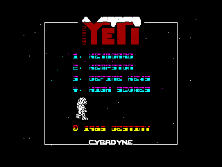 Yeti — ZX SPECTRUM GAME ИГРА