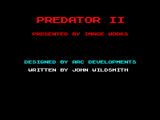 Predator 2 — ZX SPECTRUM GAME ИГРА