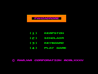 Panzadrome — ZX SPECTRUM GAME ИГРА