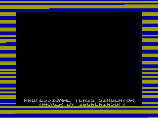 Simulador Profesional de Tenis — ZX SPECTRUM GAME ИГРА