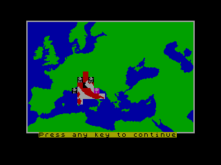 CONQUEST INSTRUCTION — ZX SPECTRUM GAME ИГРА