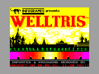 Welltris — ZX SPECTRUM GAME ИГРА