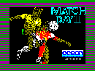 MATCH DAY II — ZX SPECTRUM GAME ИГРА