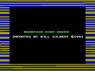 Mountain Bike Racer — ZX SPECTRUM GAME ИГРА