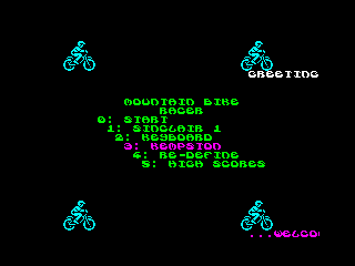 Mountain Bike Racer — ZX SPECTRUM GAME ИГРА