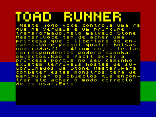 Toadrunner — ZX SPECTRUM GAME ИГРА