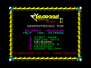 CYBERNOID 2 — ZX SPECTRUM GAME ИГРА