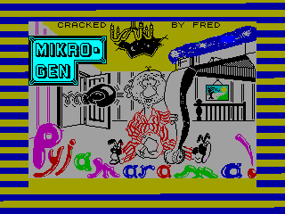 PYJAMARAMA — ZX SPECTRUM GAME ИГРА