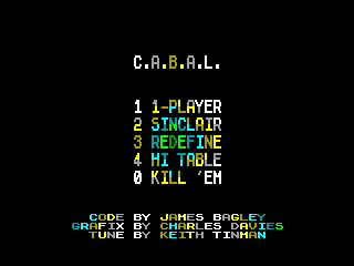 Cabal — ZX SPECTRUM GAME ИГРА