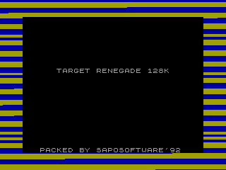 TARGET RENEGADE — ZX SPECTRUM GAME ИГРА