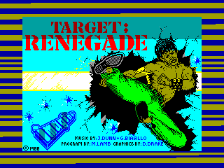 TARGET RENEGADE — ZX SPECTRUM GAME ИГРА