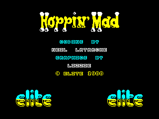 Hopping Mad — ZX SPECTRUM GAME ИГРА