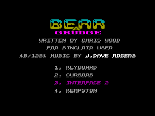 Bear a Grudge — ZX SPECTRUM GAME ИГРА