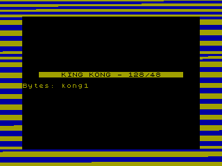 Kong's Revenge — ZX SPECTRUM GAME ИГРА