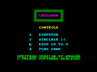 Cauldron — ZX SPECTRUM GAME ИГРА