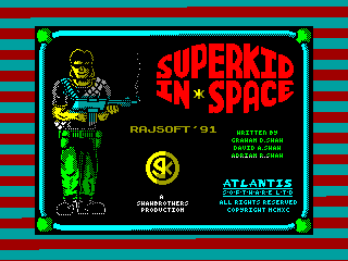 Superkid in Space — ZX SPECTRUM GAME ИГРА